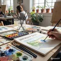 Atelier d'initiation à l'aquarelle pour les pré-ados