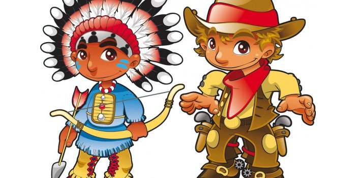 Bibliothèque jeunesse de mars (indiens et cowboys)