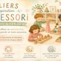 Ateliers d'inspiration Montessori pour les enfants (3-6 ans)