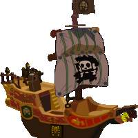Bibliothèque jeunesse de février (les pirates)