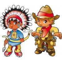 Bibliothèque jeunesse de mars (indiens et cowboys)