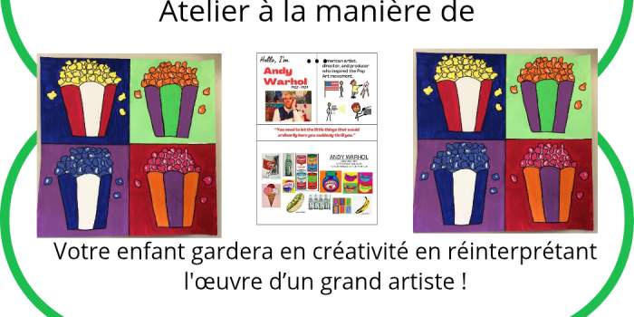 Atelier "à la manière de" pour les enfants (4-8 ans)