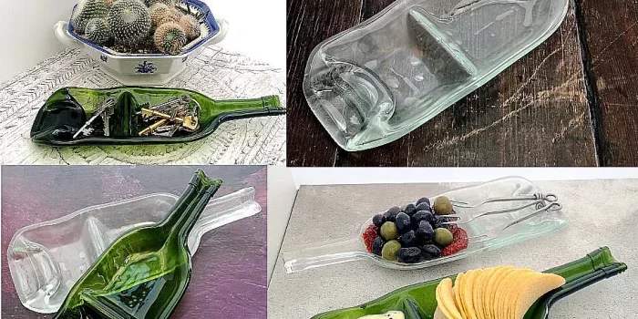 Atelier recyclage et fusing de bouteilles de verre