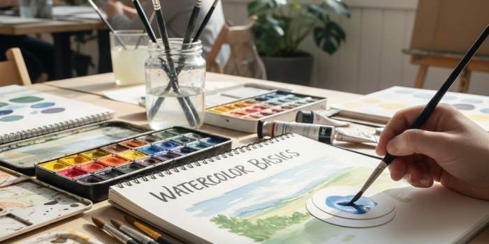 Atelier d'aquarelle